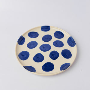 TUHU CERAMICS | 丸皿 ウエスタン 陶器 ハンドメイド "Polka Dots" 83