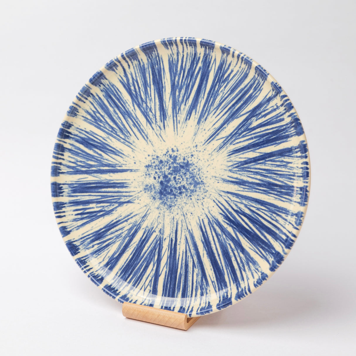 TUHU CERAMICS | 丸皿 ウエスタン 陶器 ハンドメイド "Rising sun" 85