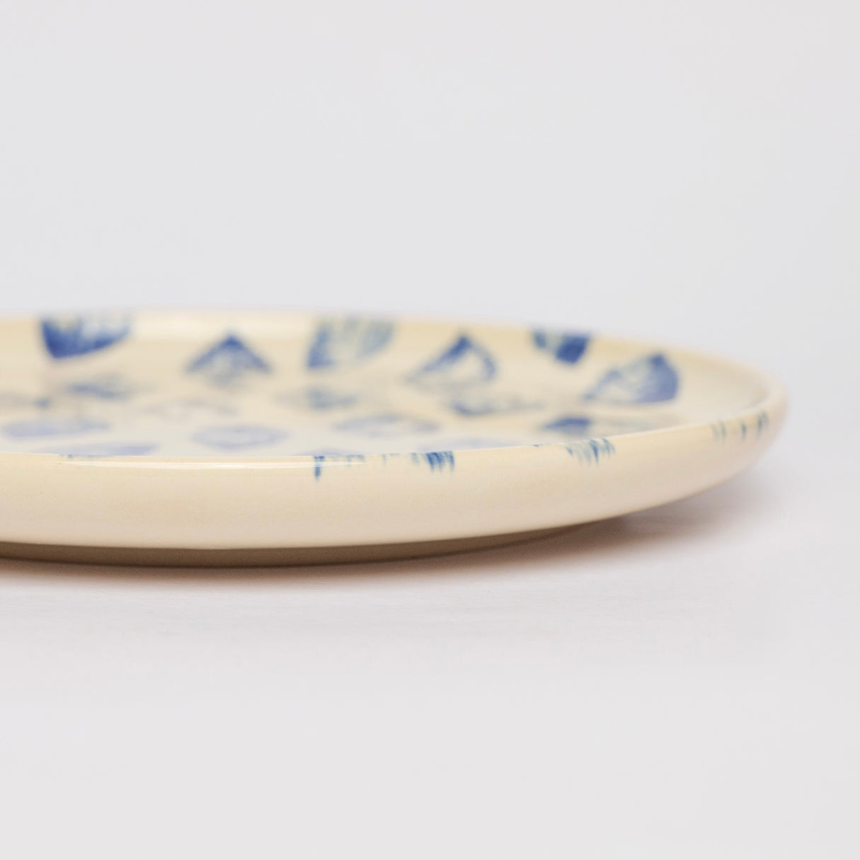 TUHÚ CERAMICS | トゥーフー セラミックス Leafblue 06 ハンドペインティング 手描き ソンベー 丸皿 3サイズ