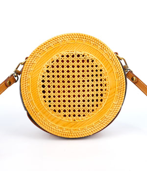 【送料無料】Xuân Thị HandMade Crafts  | スアン・ティ HERITAGEシリーズ  ラウンド かごバッグ / ヤシの葉
