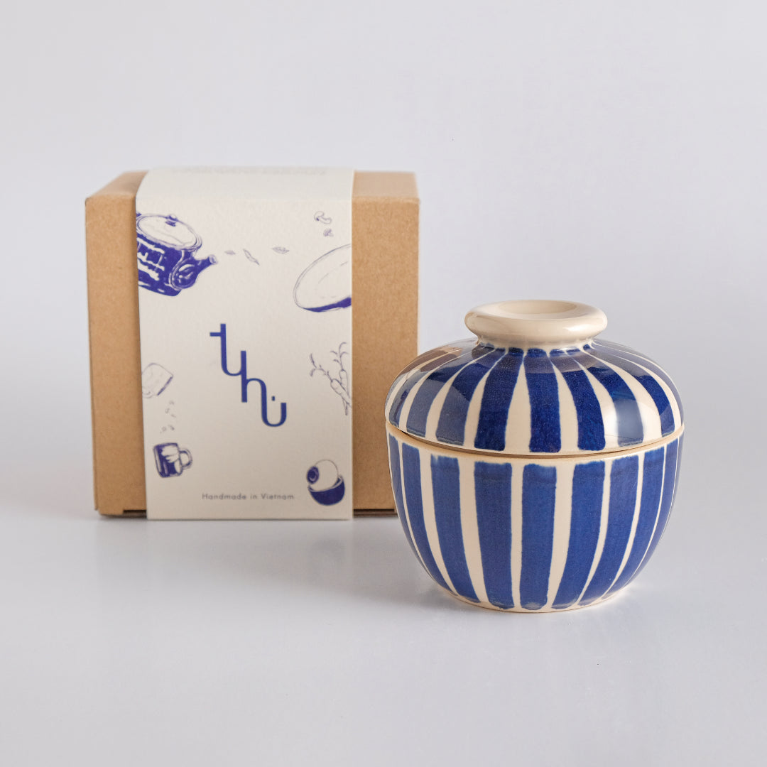 TUHU CERAMICS | 蓋付ボウル 陶器 手描き Taylor 72