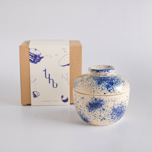 TUHU CERAMICS | 蓋付ボウル 陶器 手描き Sparkle Night 73