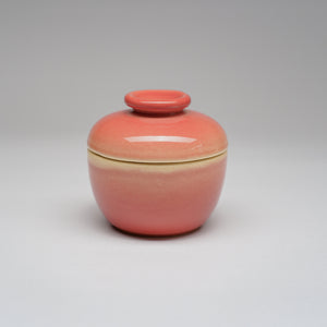 TUHU CERAMICS | 蓋付ボウル 陶器 手描き Solidred 69