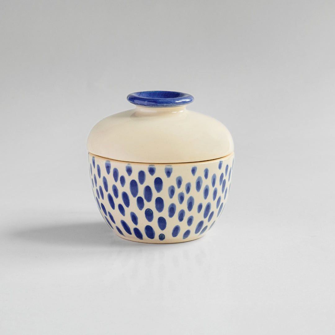 TUHU CERAMICS | 蓋付ボウル 陶器 手描き Y Thanh 71