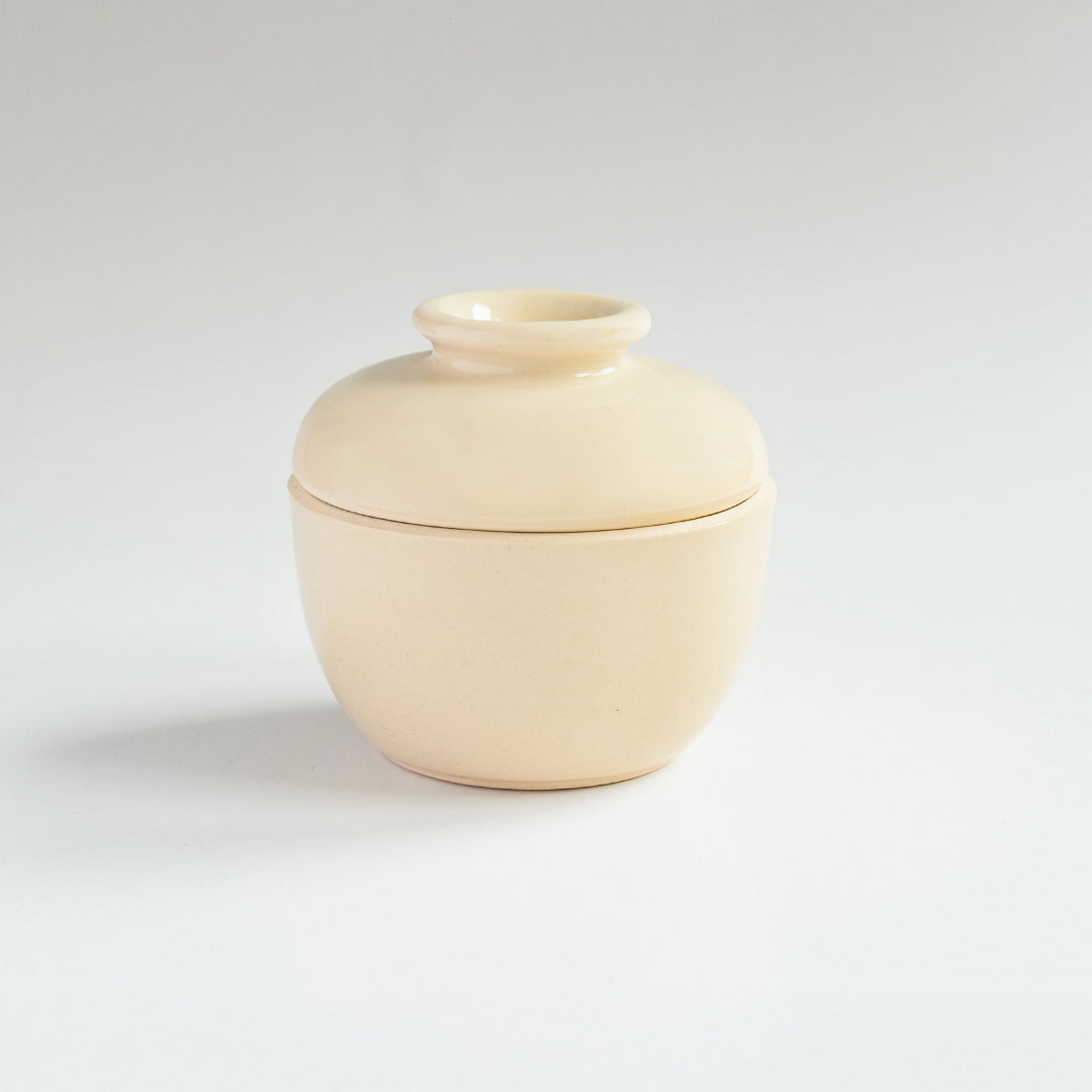 TUHU CERAMICS | 蓋付ボウル 陶器 手描き Plain 75