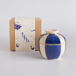 TUHU CERAMICS | 蓋付ボウル 陶器 手描き Osaka 76