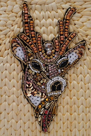 【送料無料】Xuân Thị HandMade Crafts | スアン・ティ ELKシリーズ DOUBLE レザーストラップ ヒヤシンス/ウォーターリリー かごバッグ